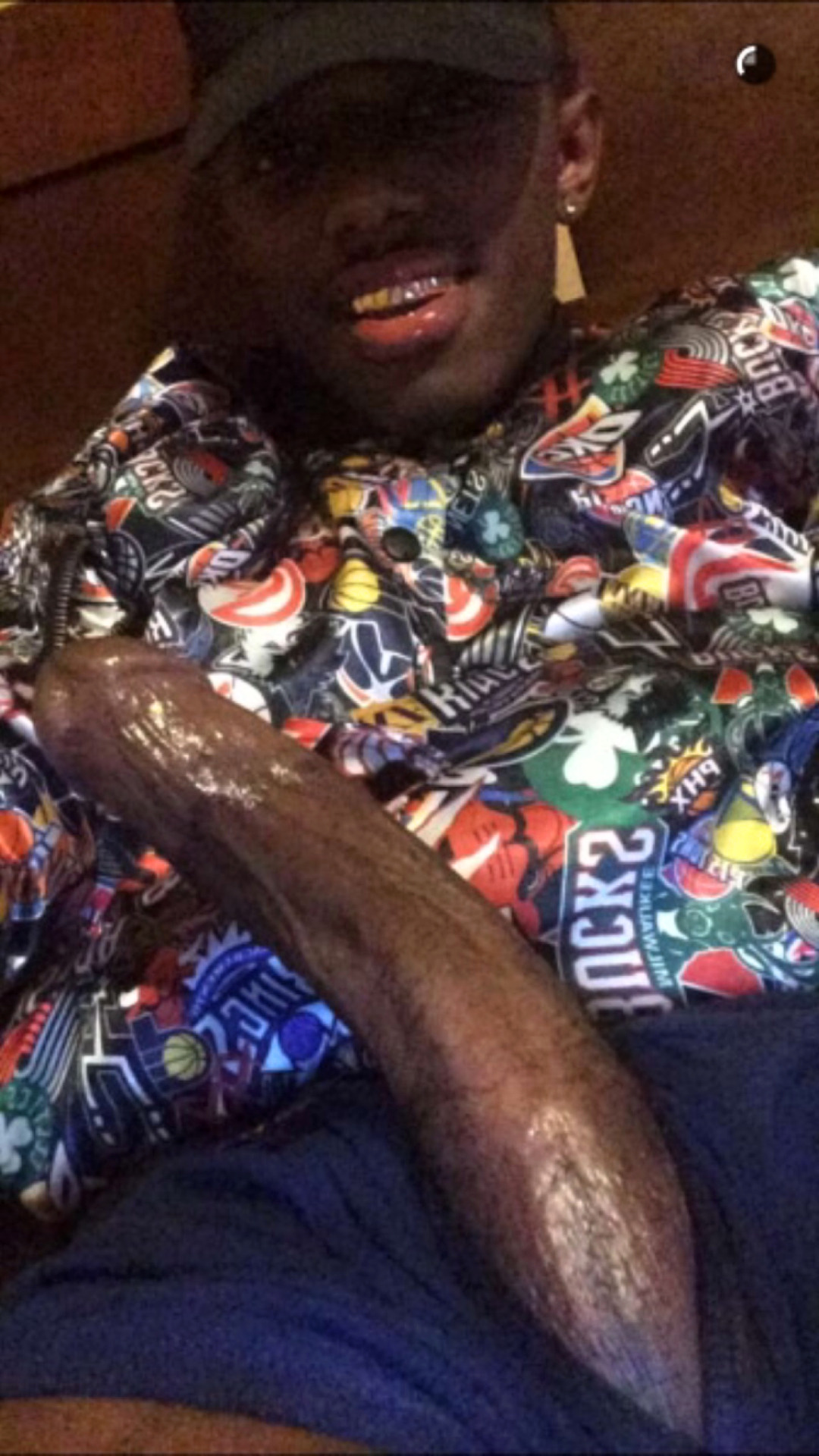 black dick selfie